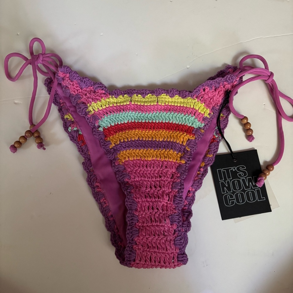 NWT IT’S NOW COOL Crochet Bikini Bottom